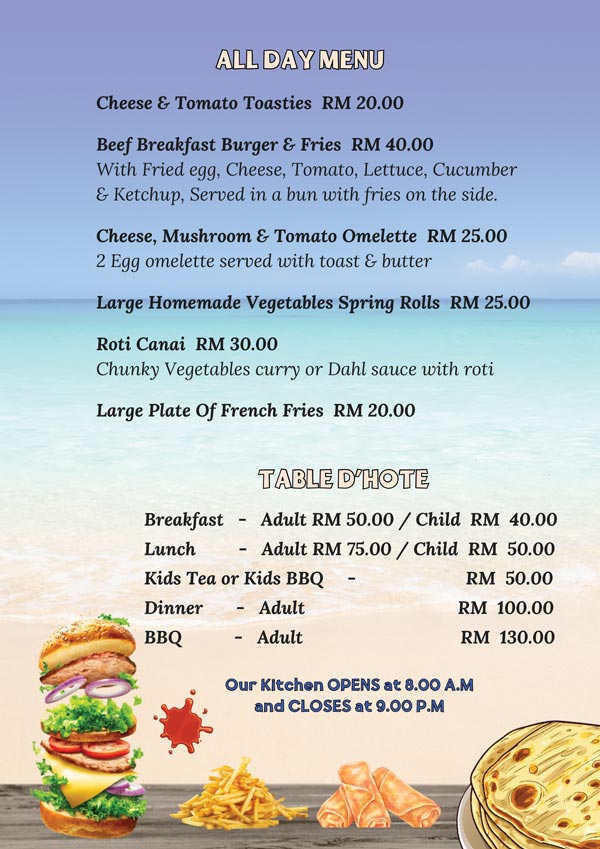All day menu 