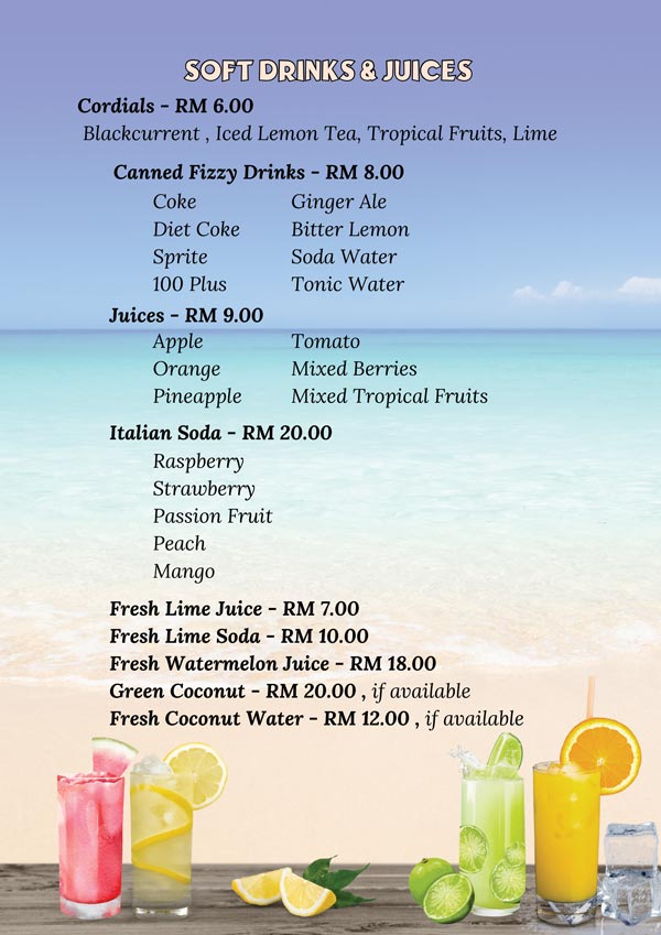 soft drink lists
